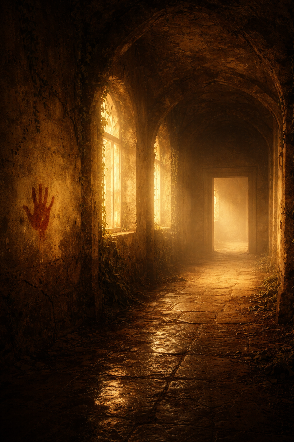 A corridor of very old light.