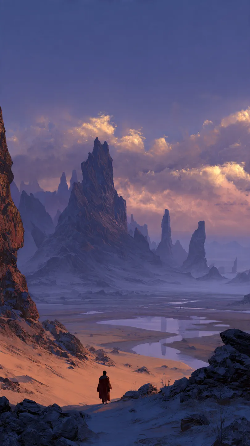 The last light of the sun bled through a tear in the clouds